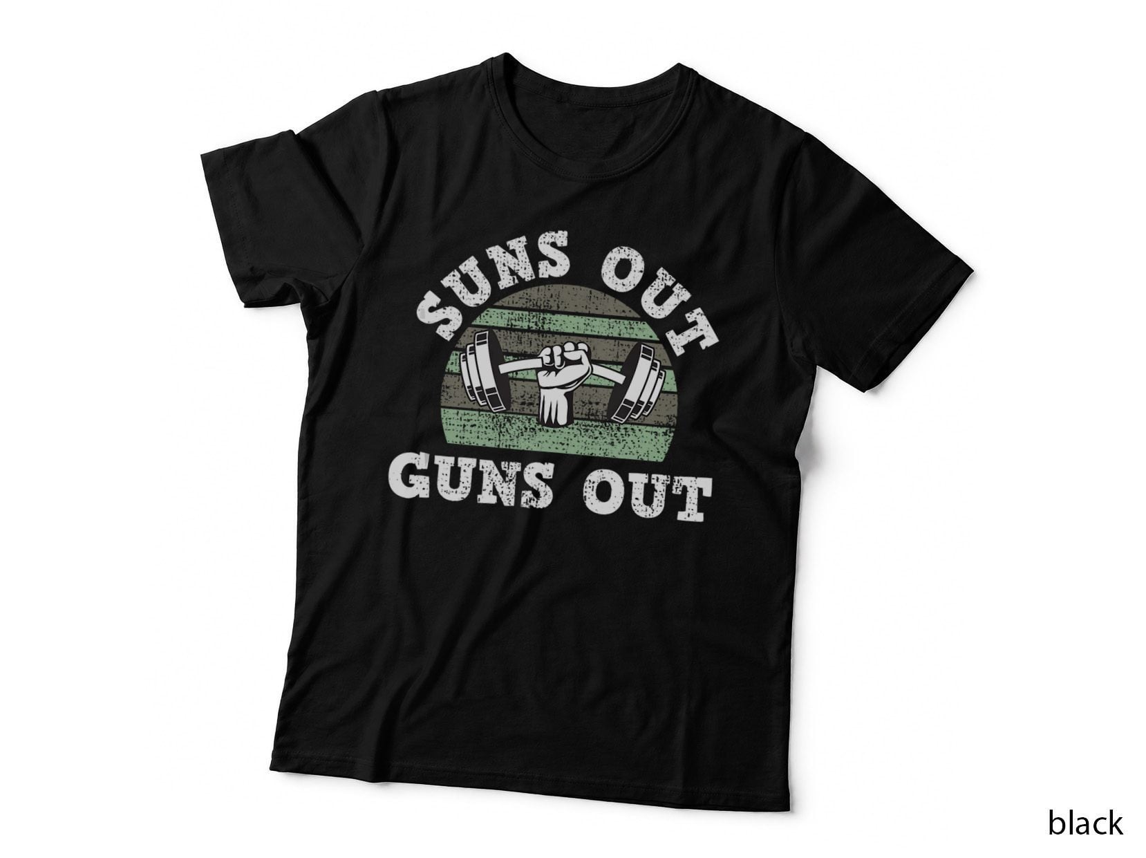 Suns Out Guns Out Gym Design for Men Women Trainings, Gift T-Shirt
