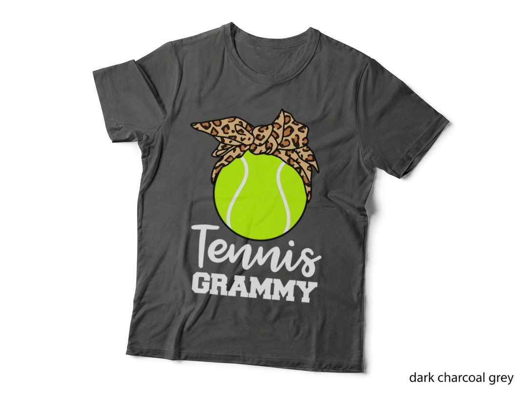 Tennis Grammy Funny Tennis Player Grammy Leopard T-Shirt