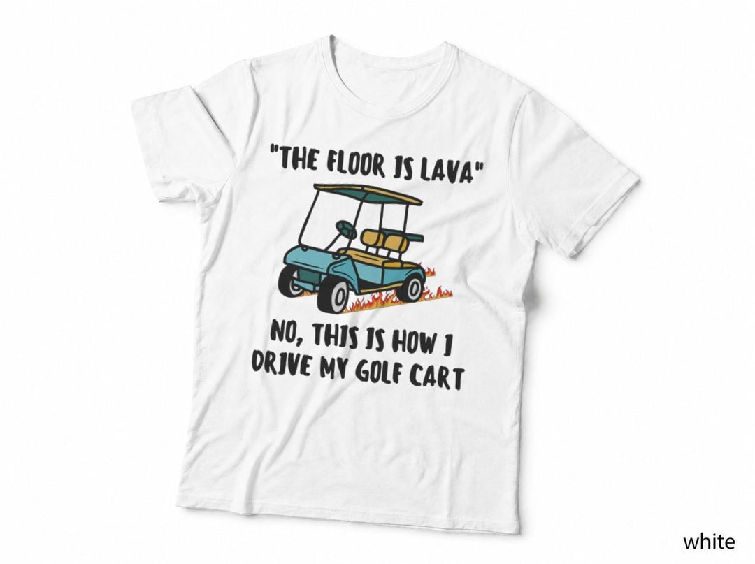 This Is How I Drive My Golf Cart Drifting T-Shirt
