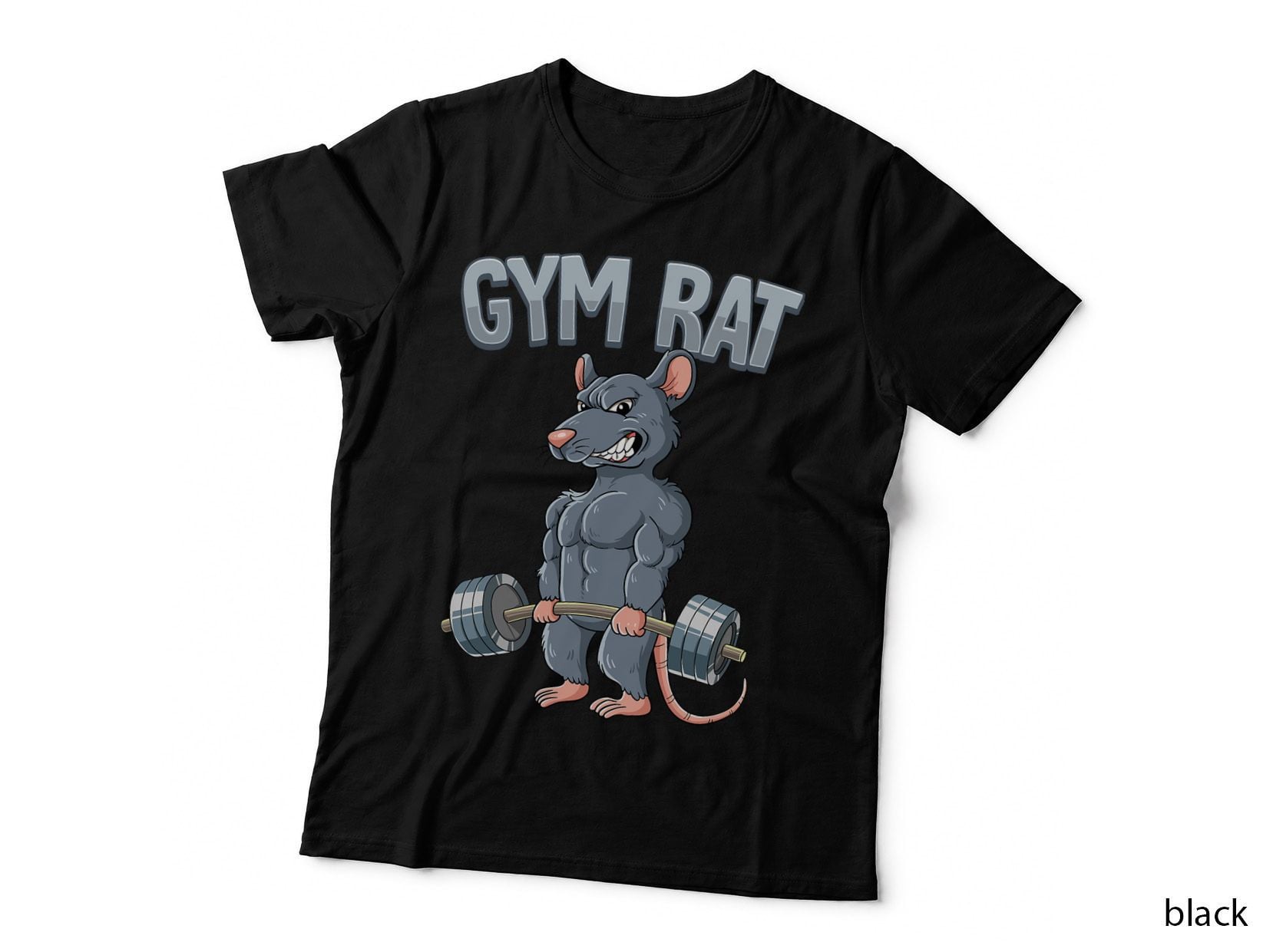 Weight Training Deadlift Gym Rat T-Shirt