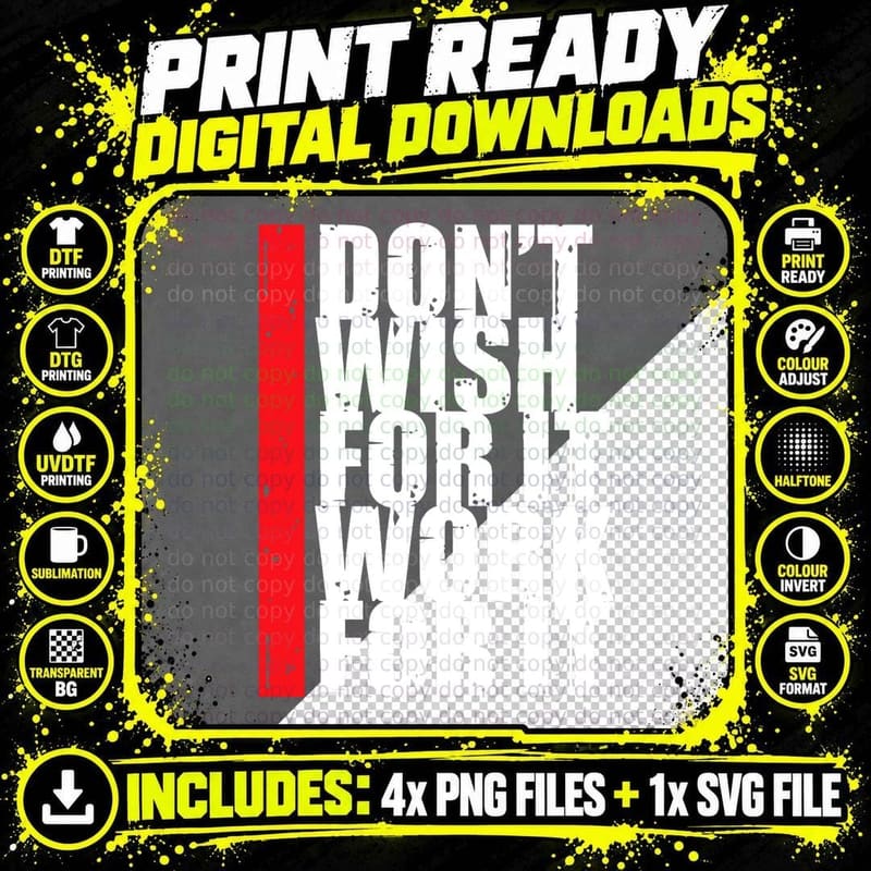 Work Harder Motivation Fitness Gym Entrepreneur Png SVG Digital Bundle