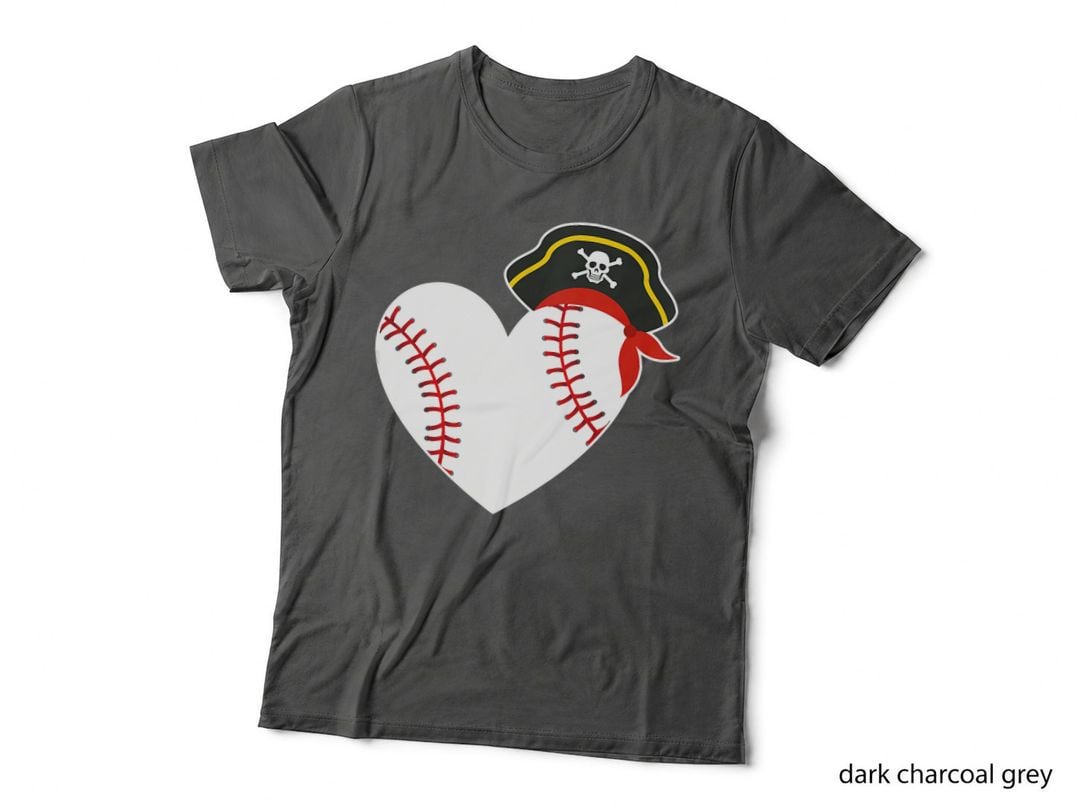 Baseball Pirate for Player Pitcher Catcher Gift Lover T-Shirt