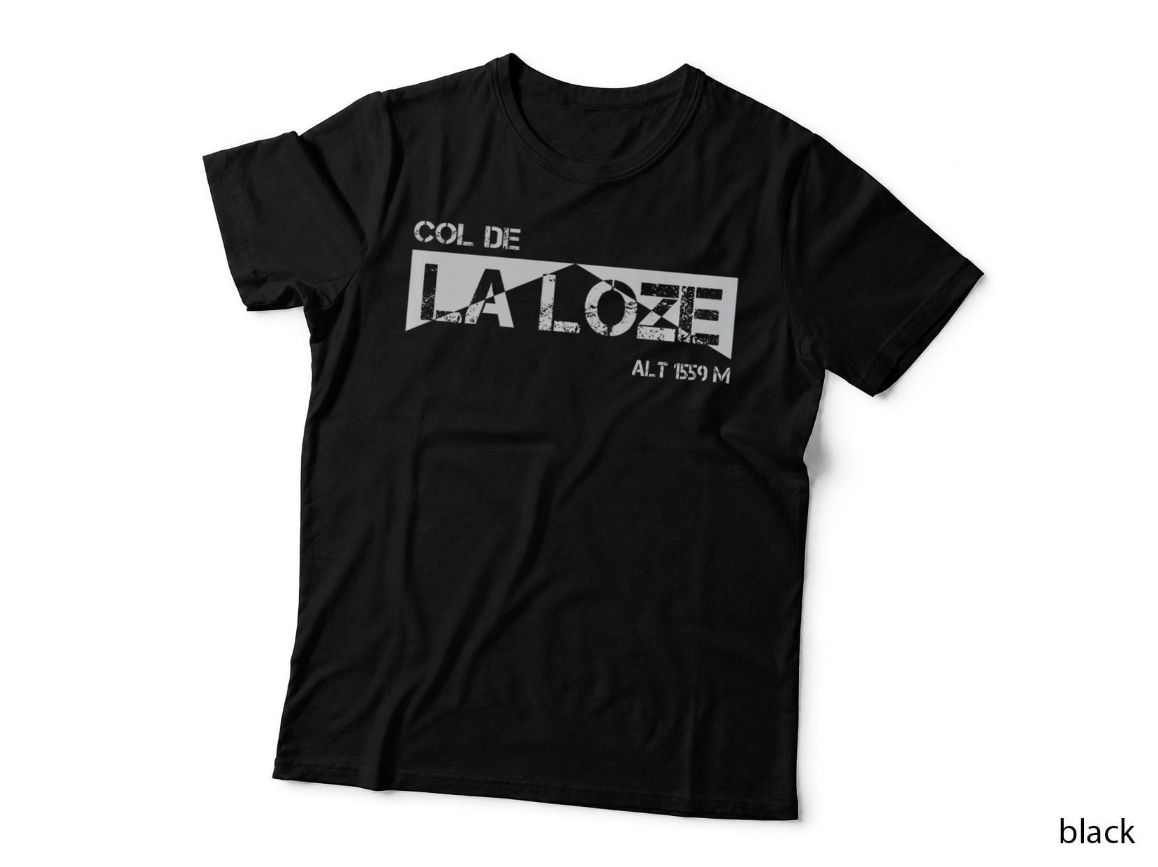 Col De La Loze Cycling Bike Souvenir Cyclist Biking Rider T-Shirt