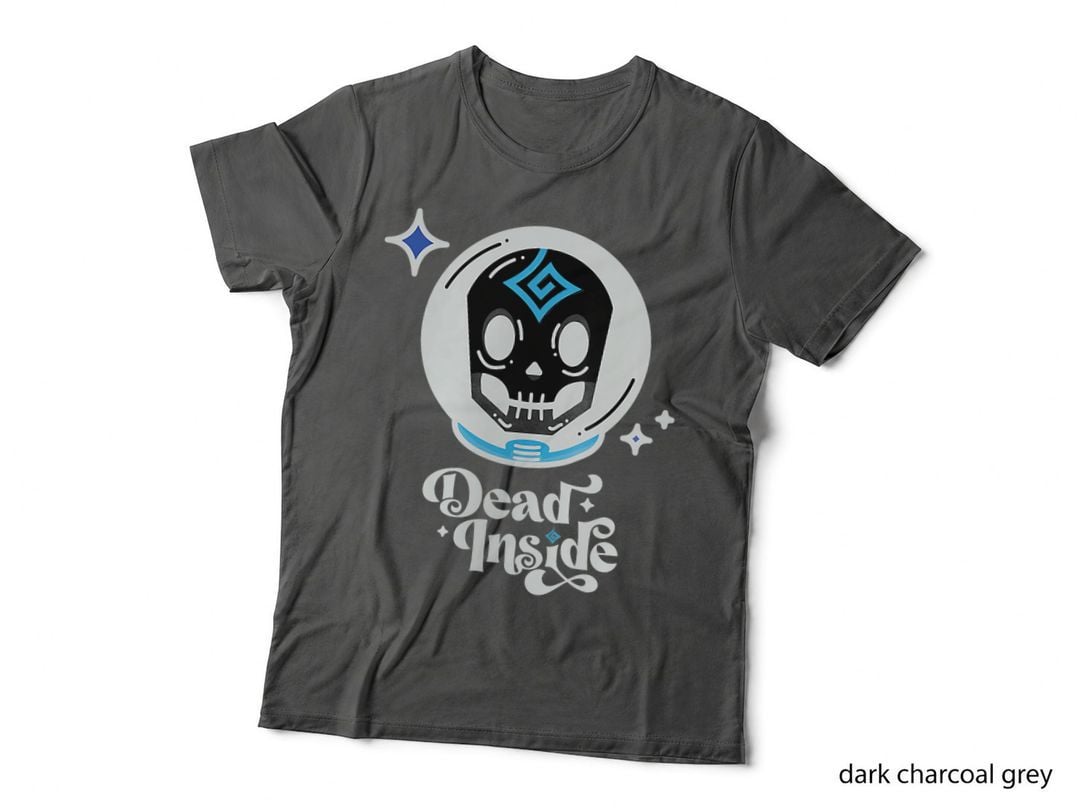 Dead Inside Cosmonaut Apparel Gift Lover Fan T-Shirt