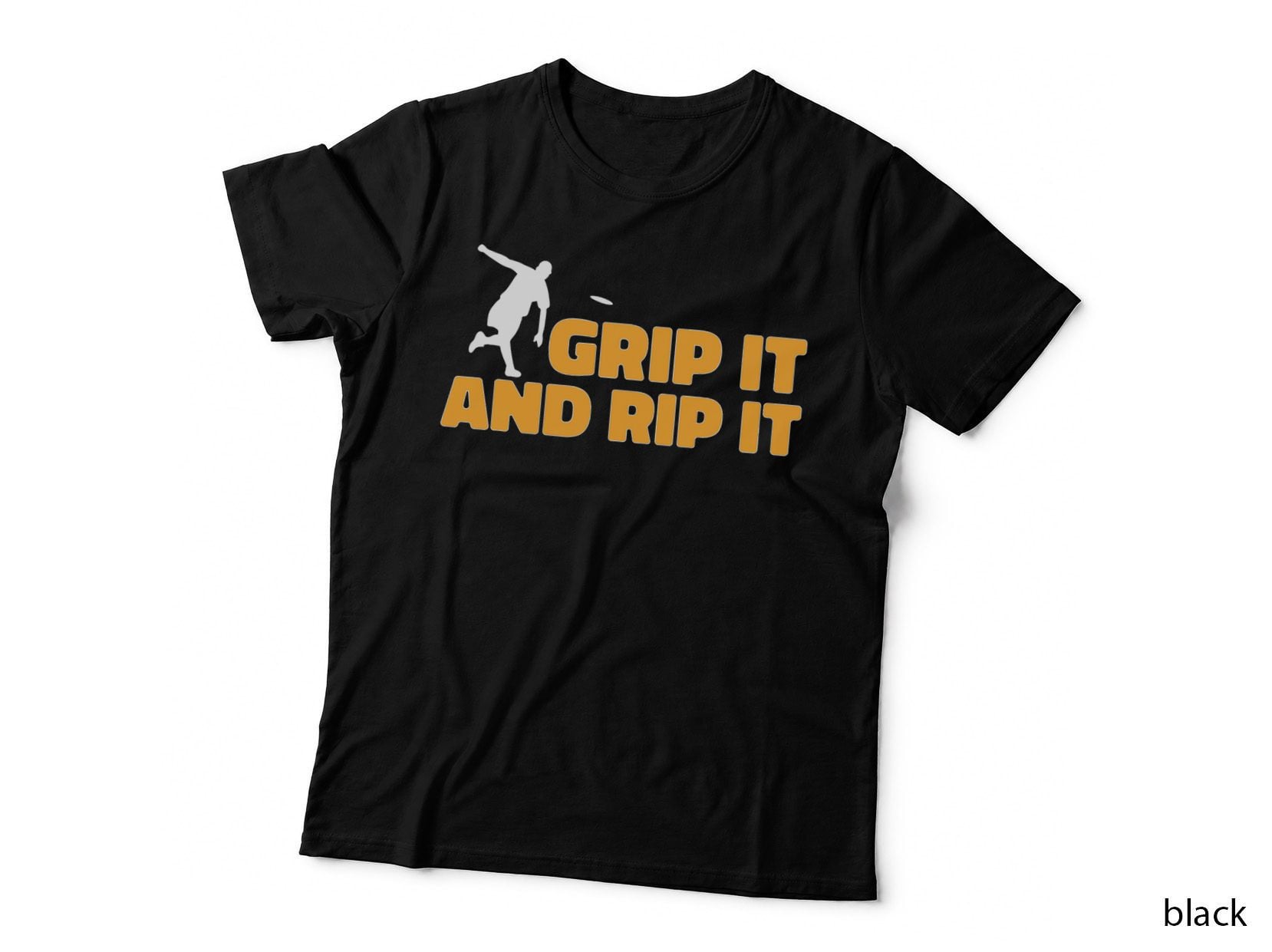 Disc Golf Player Grip It and Rip It Disc Golf T-Shirt
