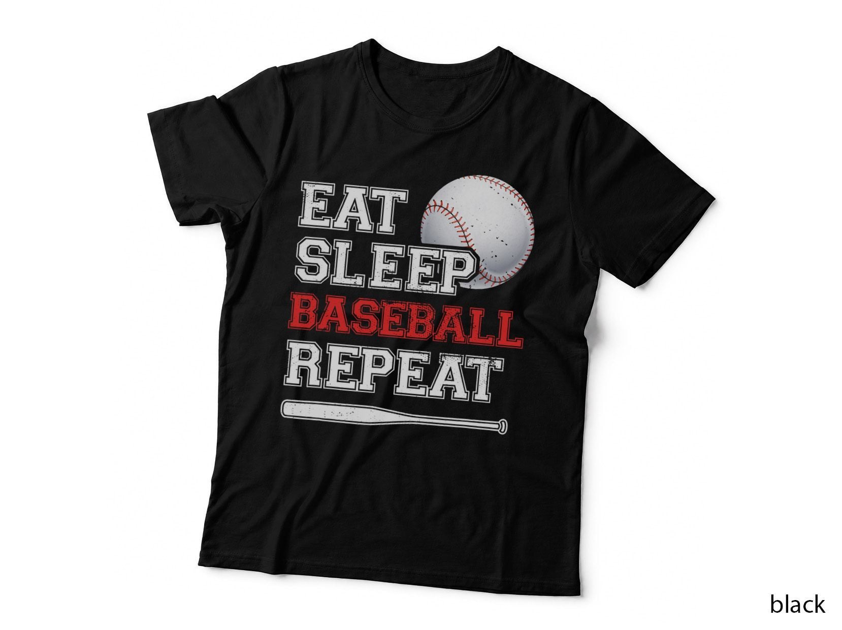 Eat Sleep Baseball Repeat Catcher Pitcher Baseball Kids Gift T-Shirt