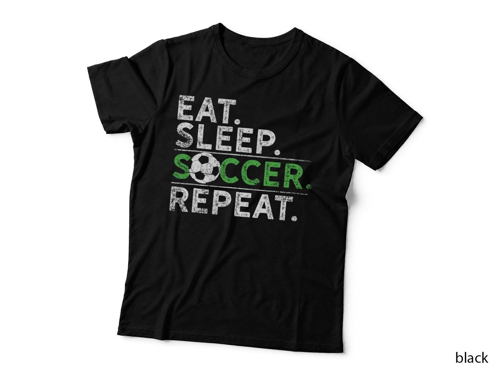 Eat Sleep Soccer Repeat Shirt Soccer Player Coach Boys T-Shirt