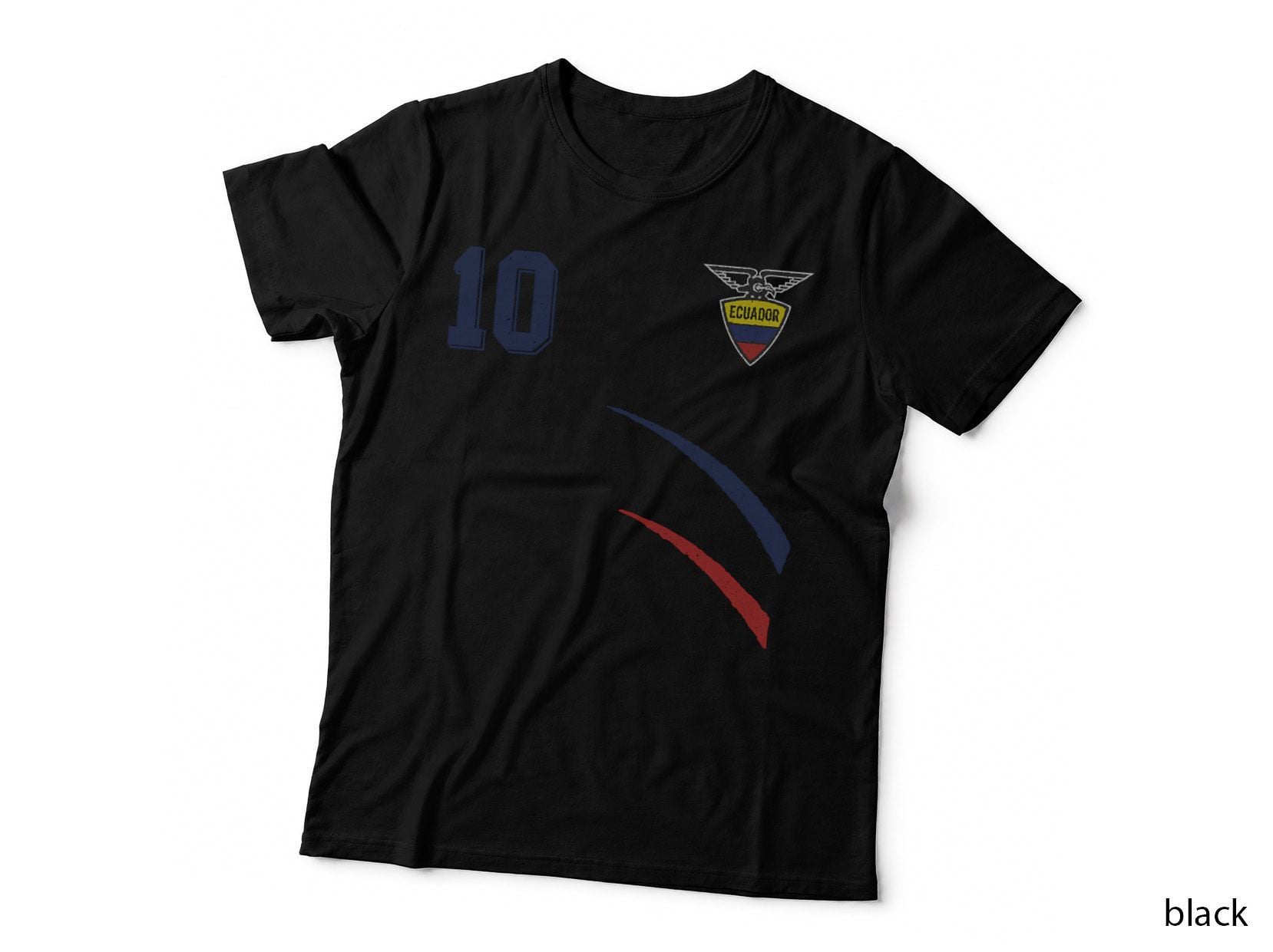 Ecuador in Football Soccer Style T-Shirt