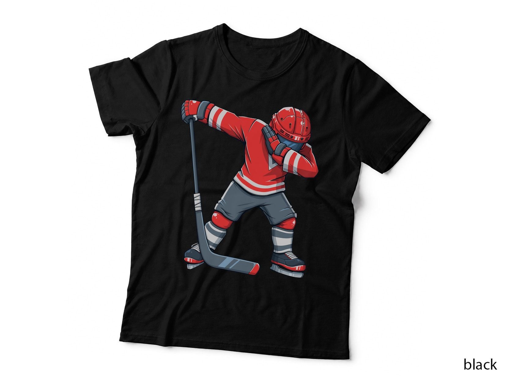 Funny Boy Kid Ice Hockey Dab Apparel, Dabbing Player Youth T-Shirt