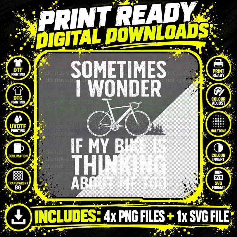 Funny Cycling Art for Men Women Kids Bike Rider Track Png SVG Digital Bundle