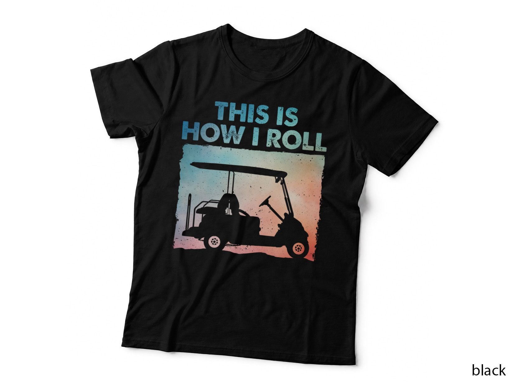 Funny Golf Cart Design for Men Women Kids Golfer Golf Lover T-Shirt
