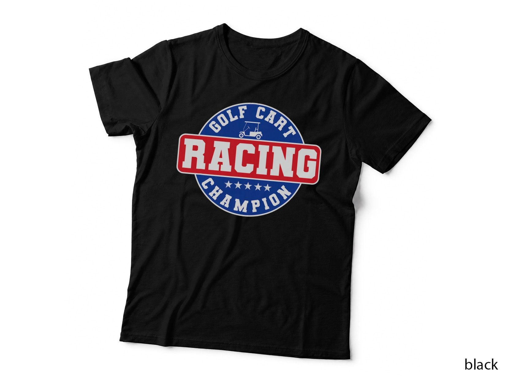Golf Cart Racing Champion Funny Golf Players T-Shirt