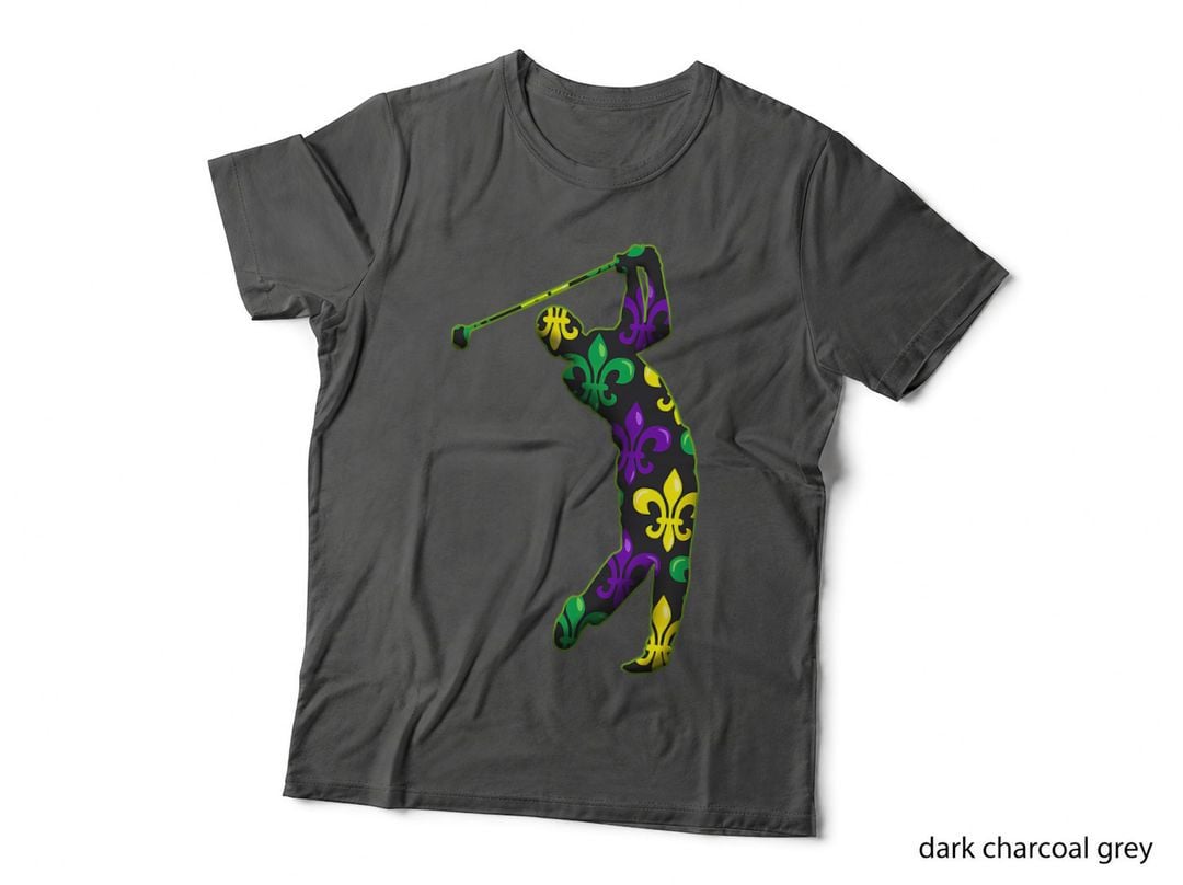 Golf Mardi Gras T-Shirt