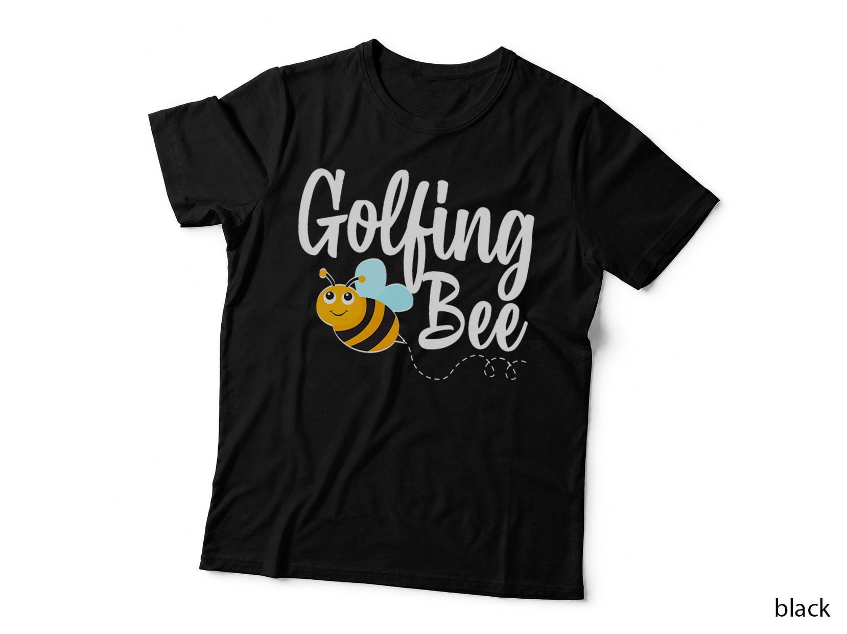 Golfing Bee Golf Player Funny Bumblebee Golfer Lover T-Shirt