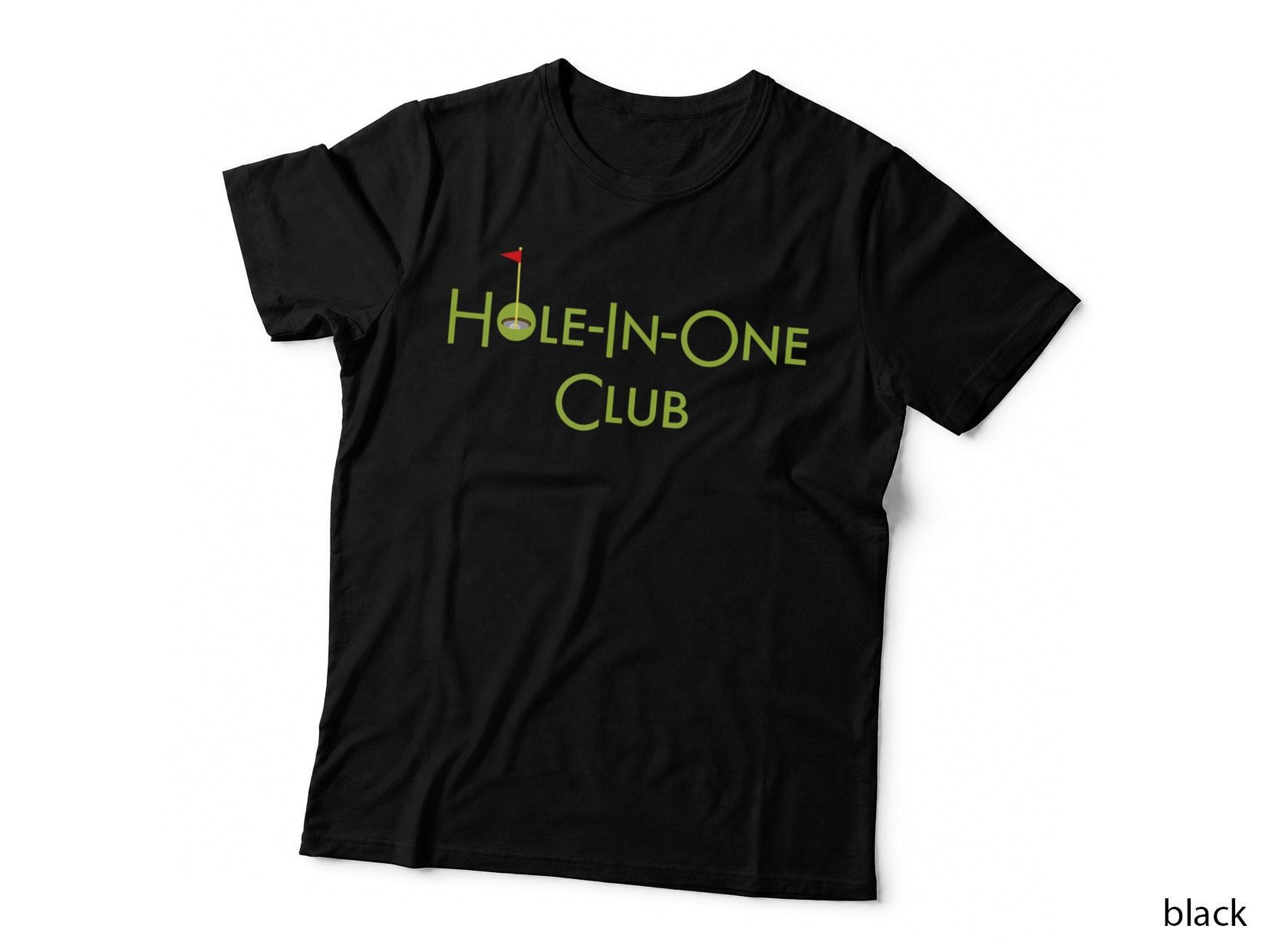 Hole-In-One Club Golf Graphic Design for Golfer Player T-Shirt