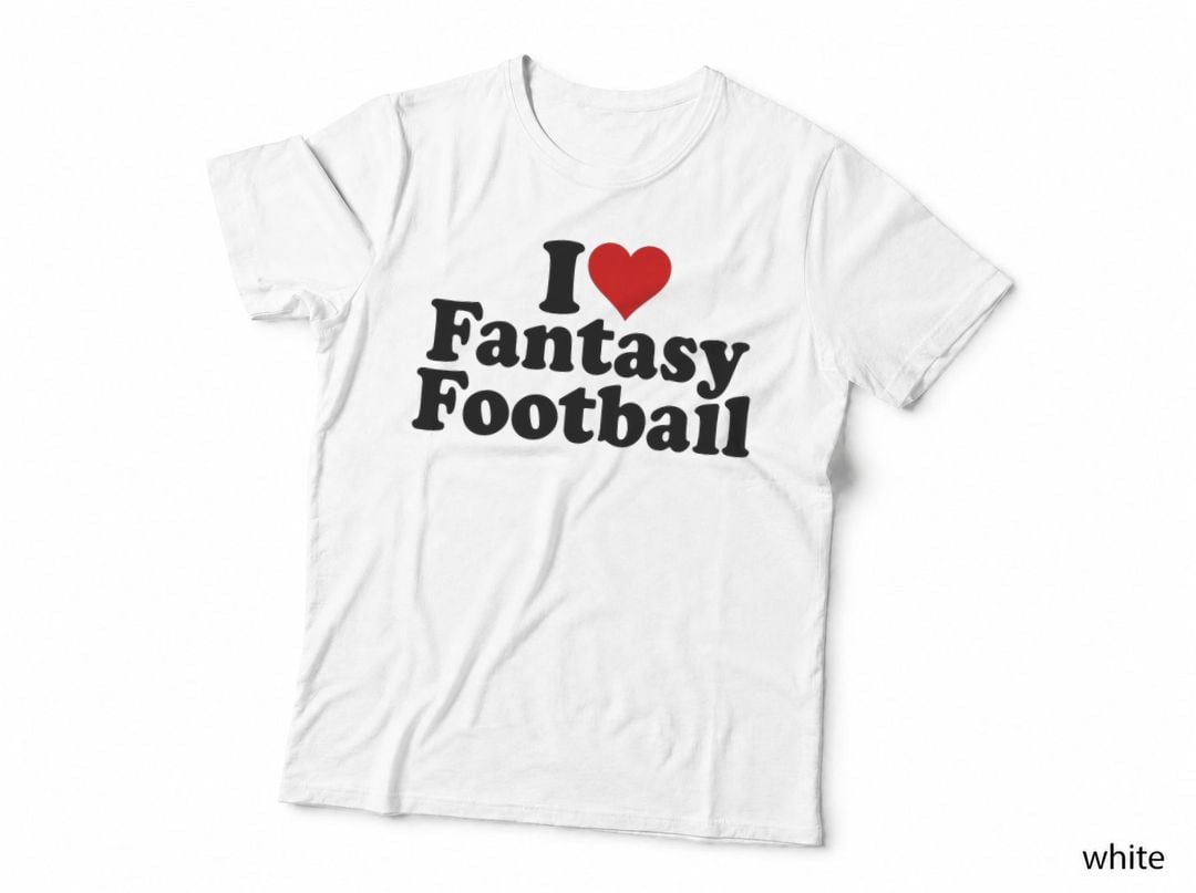 I LOVE HEART Fantasy Football T-Shirt