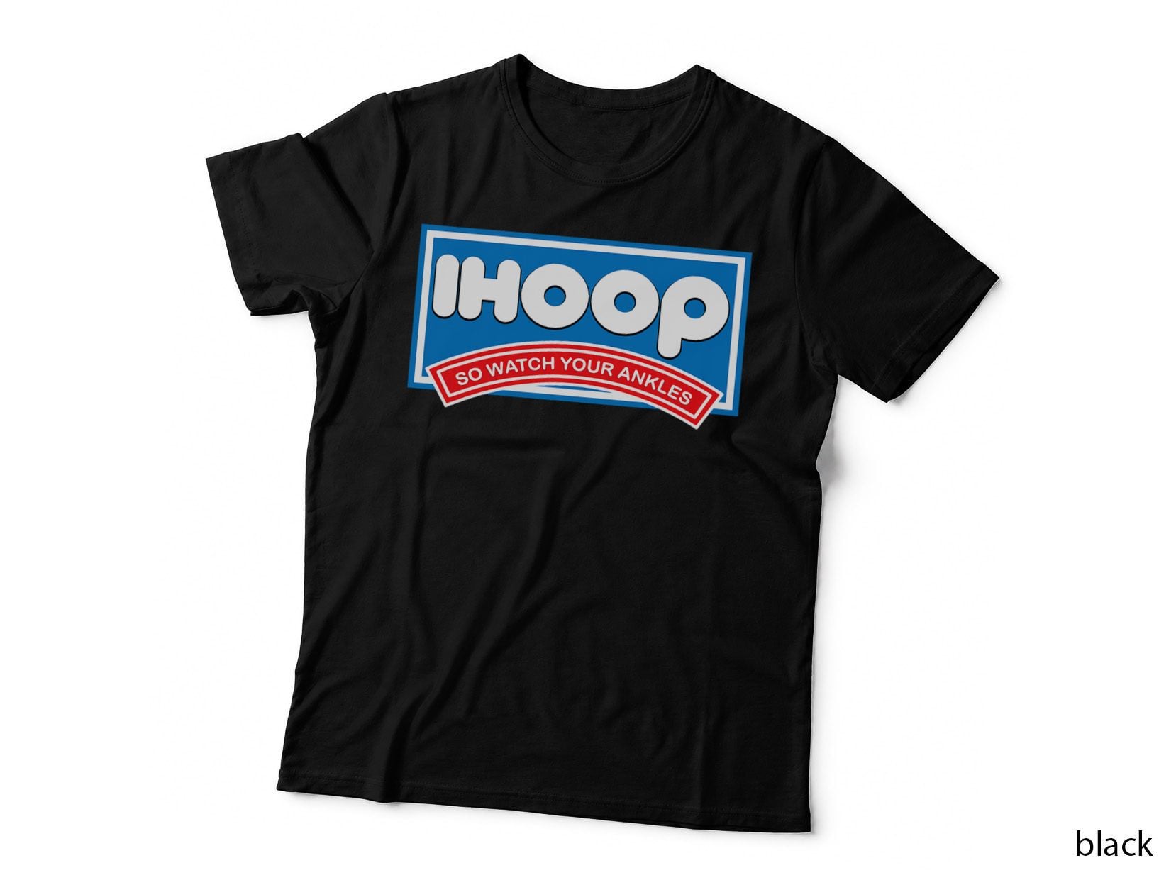 Ihoop Funny Basketball Kids Adult Boys Girls T-Shirt