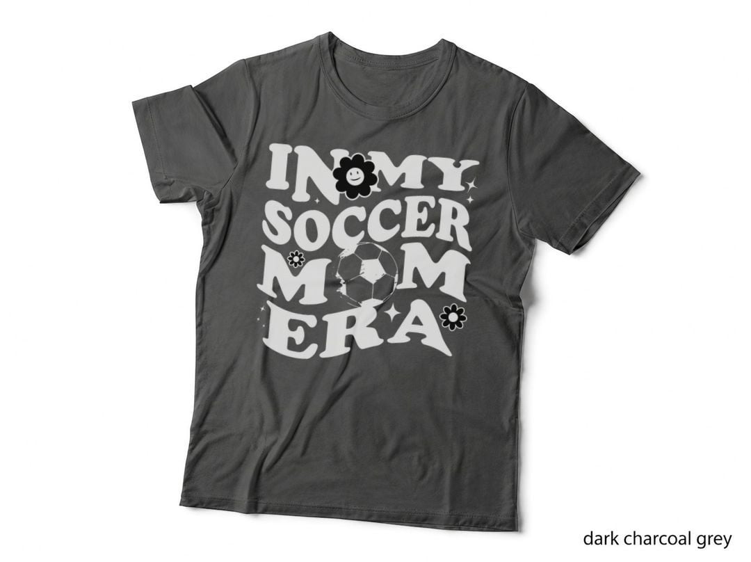 In My Soccer Mom Era Groovy Soccer Mom T-Shirt