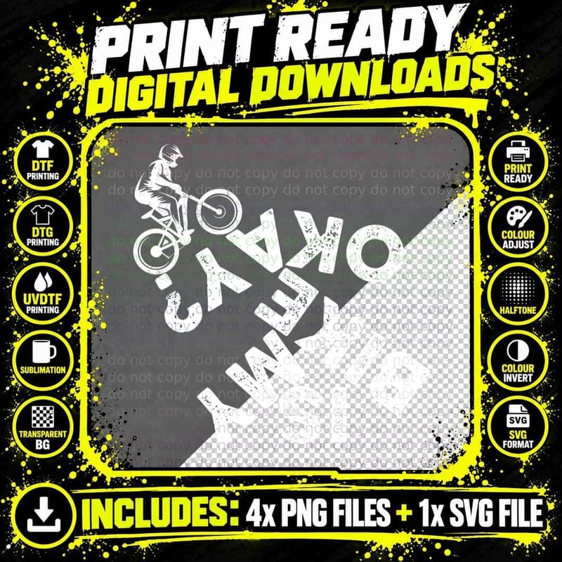 Is My Bike OK Biker Cycling Funny Cyclist T-Shirt Png SVG Digital Bundle