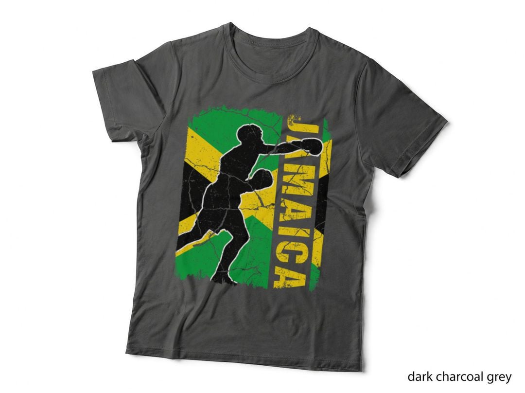 Jamaican Boxing Team Jamaica Flag Boxing Gloves T-Shirt
