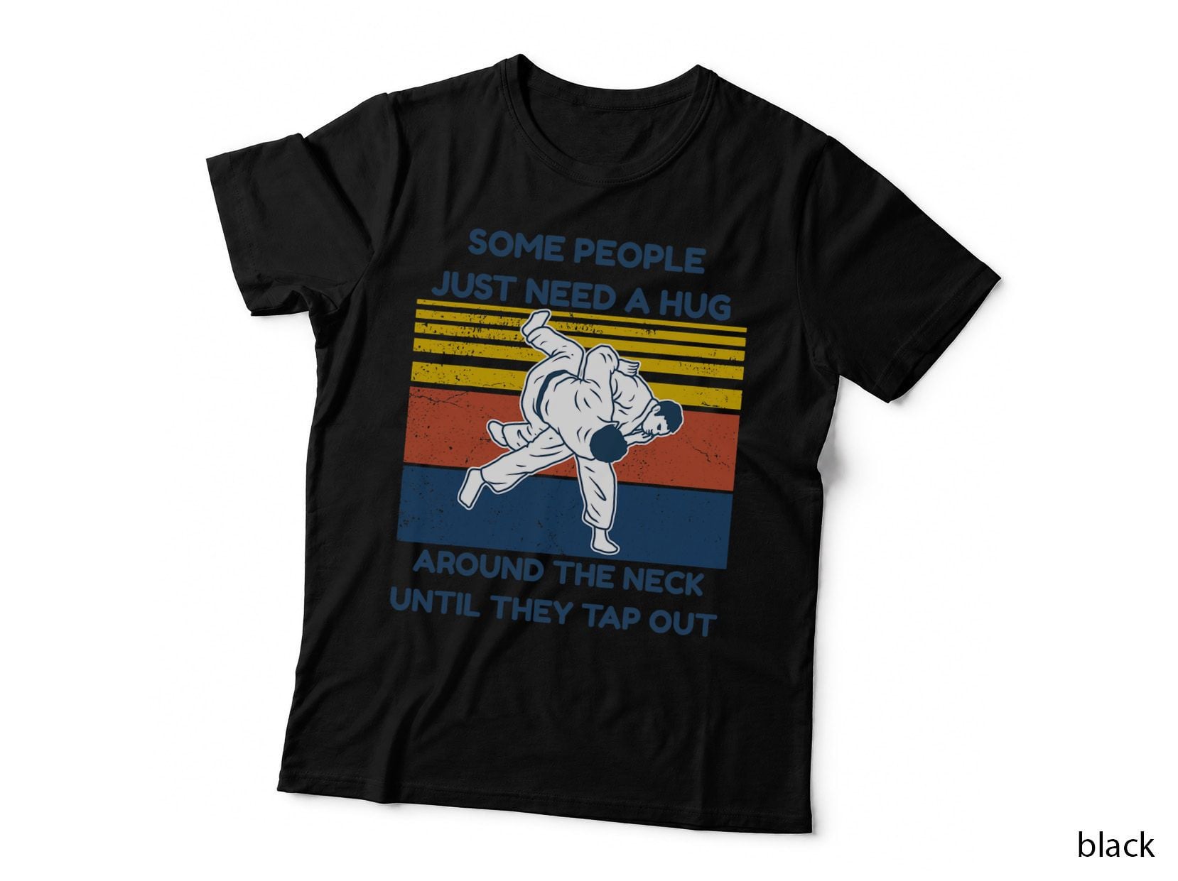 Jiu Jitsu Shirts Some People Need a Hug BJJ MMA Jujitsu T-Shirt