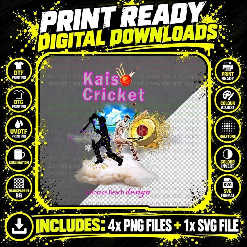 Kaiso Cricket.in the Caribbean, Teaseteetops T-Shirt Png SVG Digital Bundle