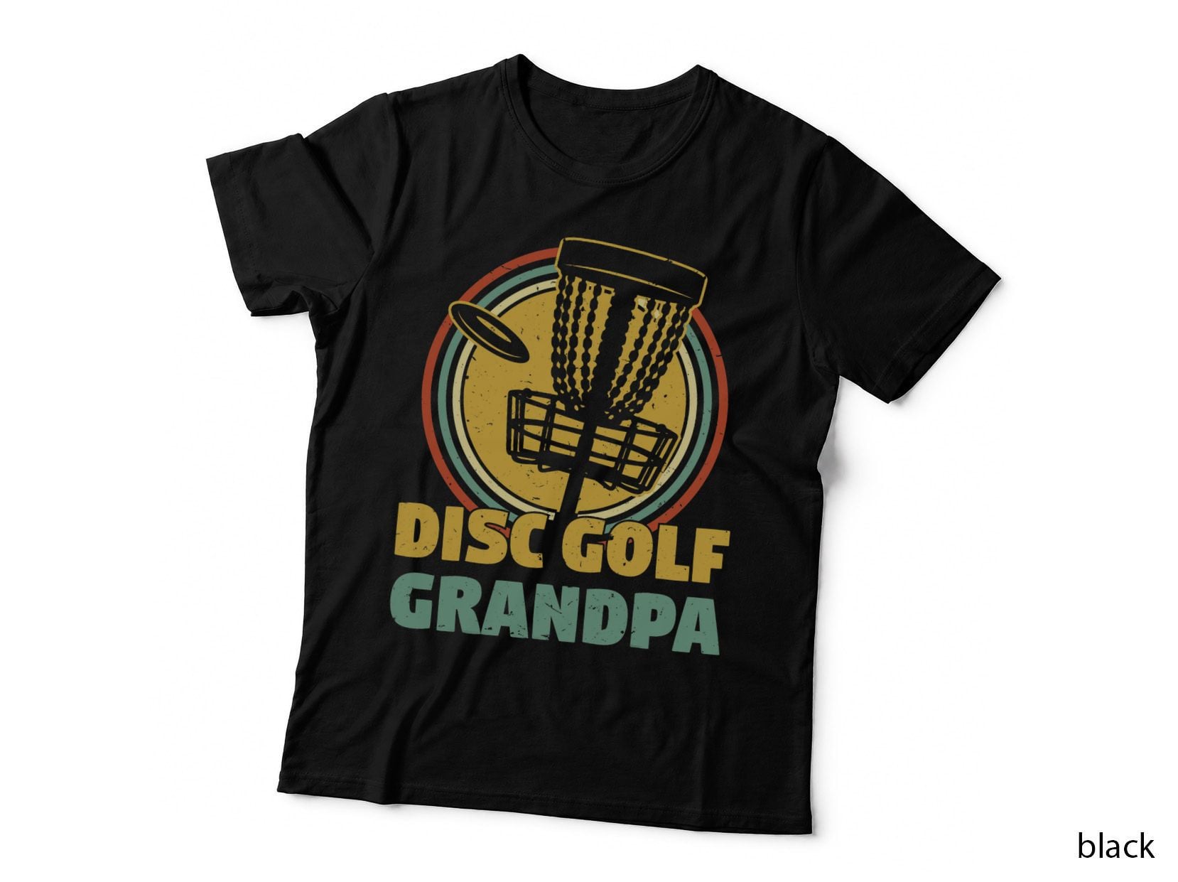 Mens Disc Golfer Funny Disc Golf Grandpa Frolf Disc Golf Player T-Shirt