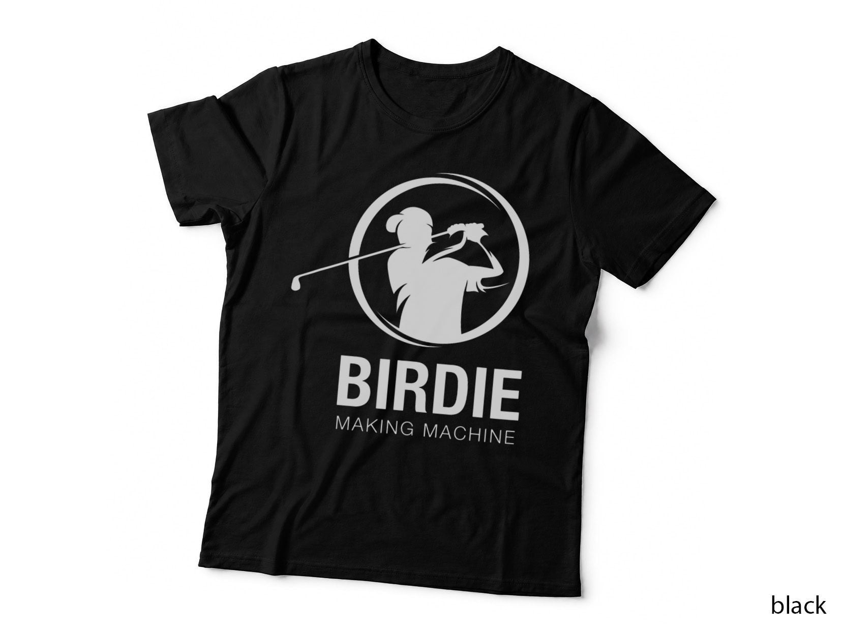 Mens Funny Birdie Making Machine Golf T-Shirt for Men Golfers T-Shirt
