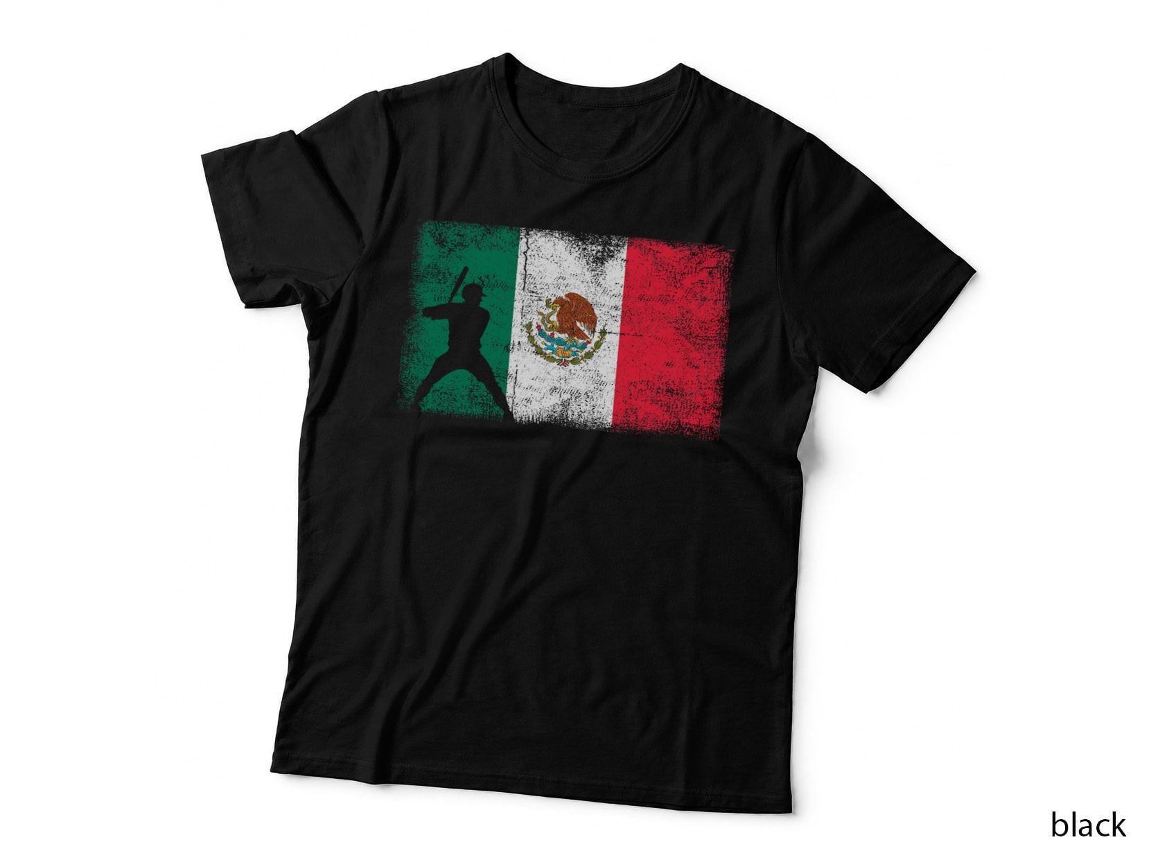 Mexico Baseball Mexican Flag México Heritage Hispanic Latino T-Shirt
