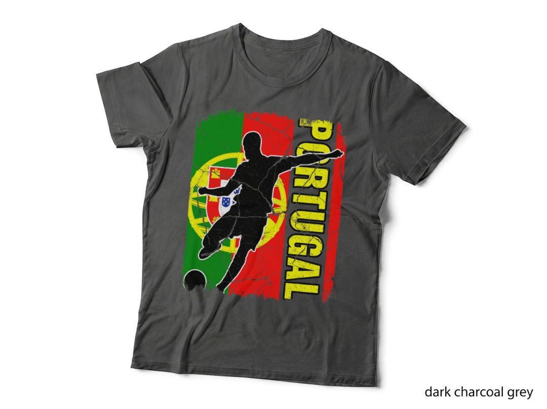 Portugal Soccer Team Portuguese Flag Jersey Football Fans T-Shirt