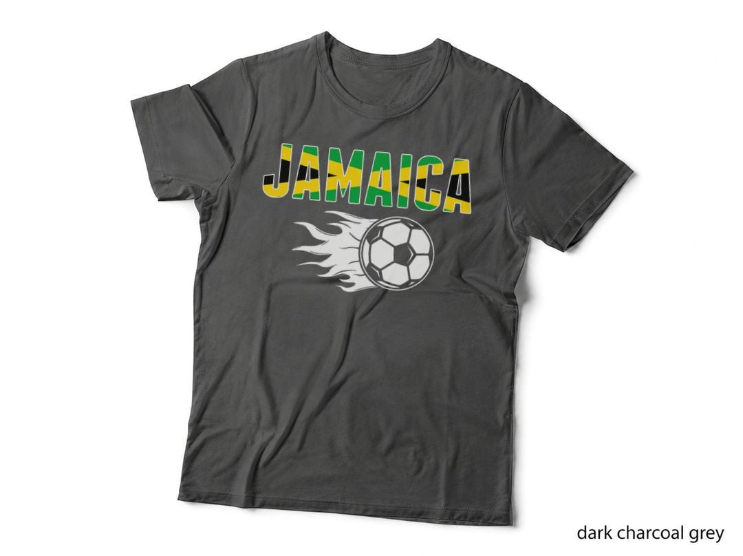 Proud Jamaica Soccer Fans Jersey - Jamaican Football Lovers T-Shirt