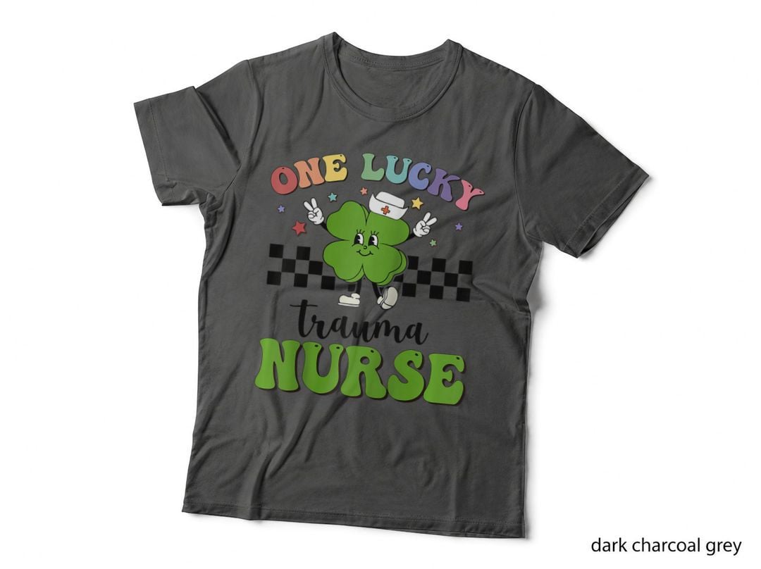 Saint Patrick's Day Trauma Nurse One Lucky Nurse T-Shirt