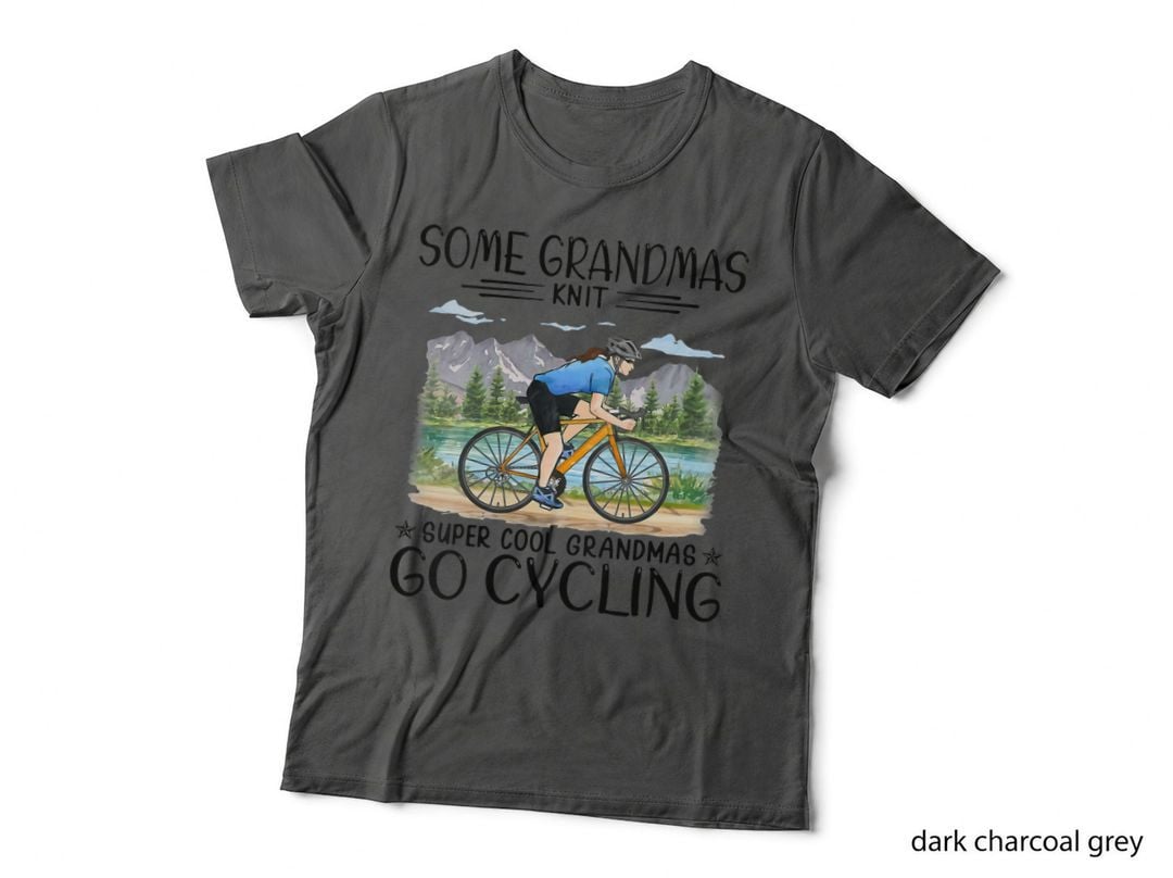 Some Grandmas Knit Cool Grandmas Go Cycling T-Shirt