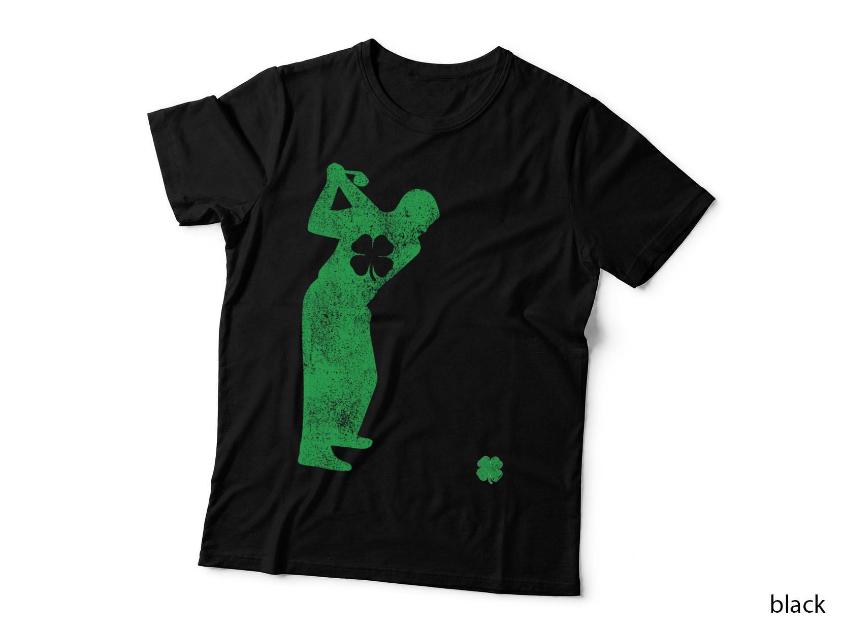 St. Patrick's Day Golf Golfing Golfer Green Shamrock Irish T-Shirt