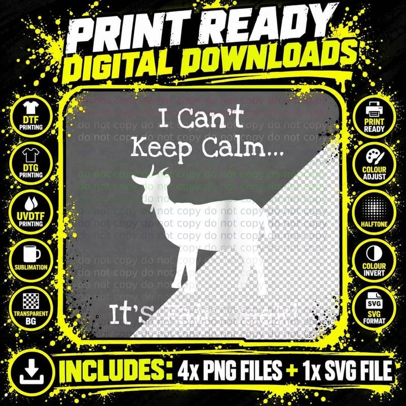 State and County Fair Show Goat Farm Animal Showing Png SVG Digital Bundle