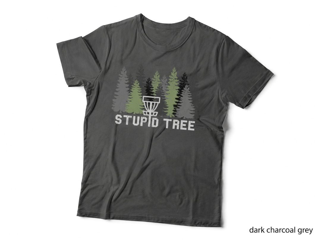 Stupid Tree Funny Disc Golf Frolf T-Shirt