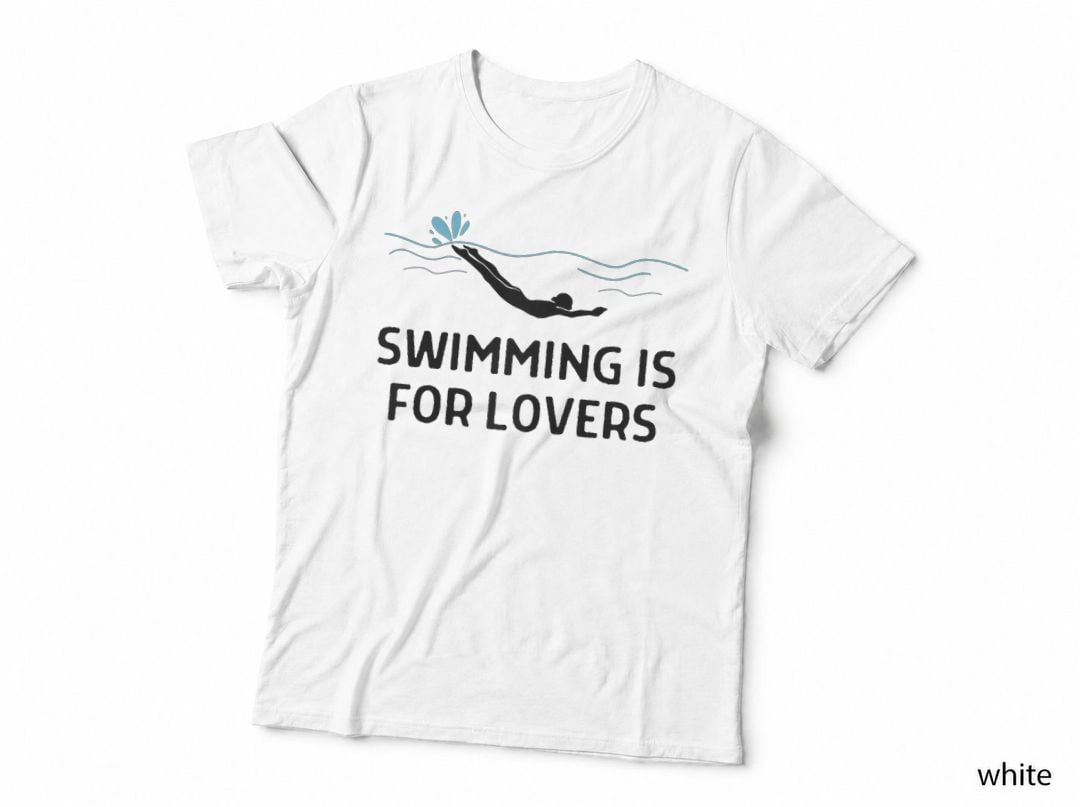 Swimming Is for Lovers Outfit Women Men, Funny Animal Humor T-Shirt
