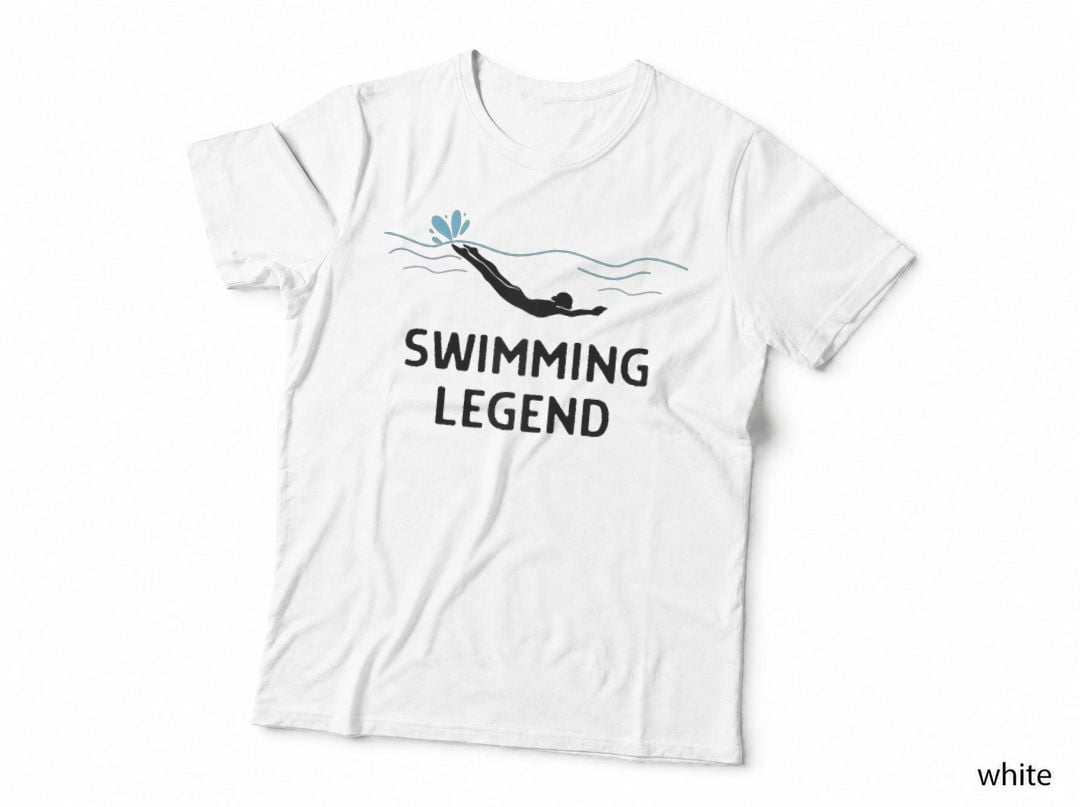Swimming Legend Outfit Women Men, Funny Animal Humor T-Shirt