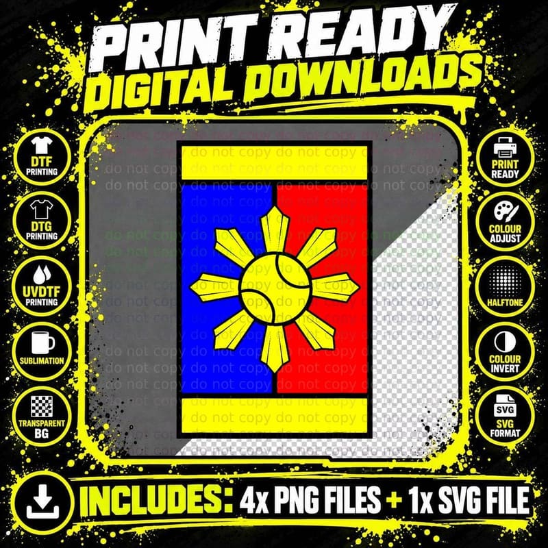 Tennis Court Pryde T-Shirt Png SVG Digital Bundle