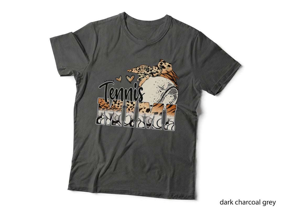Tennis Mimi Leopard Tennis Player Mimi Tennis Lover T-Shirt
