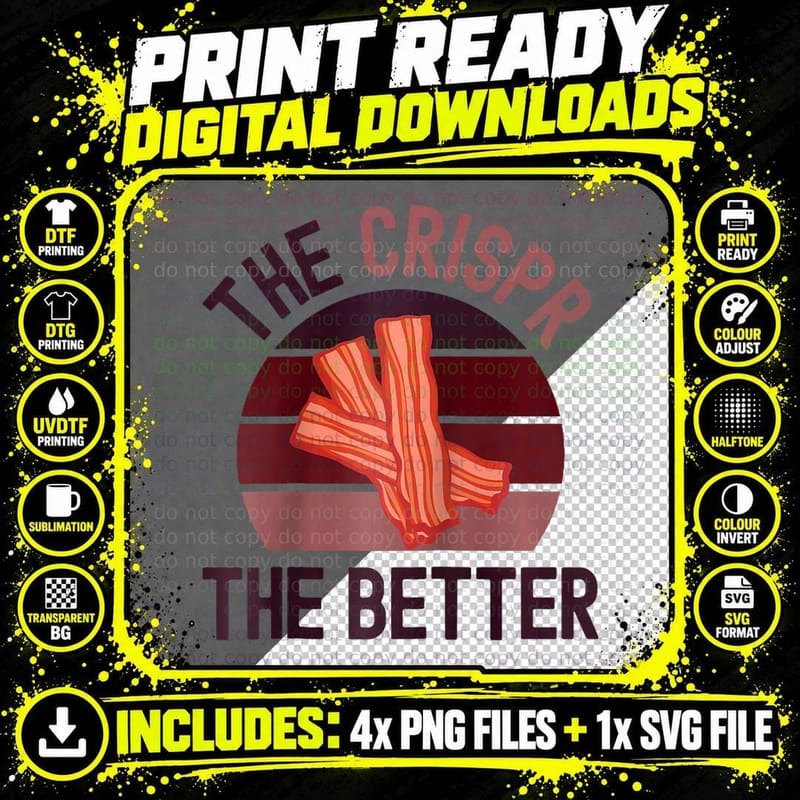 The Crispr the Better - Funny Science, DNA Png SVG Digital Bundle