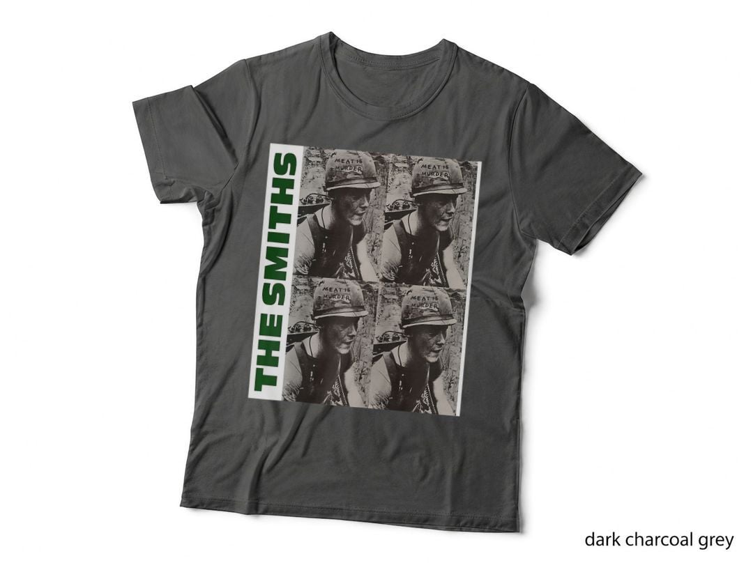 The Smiths Poster Meat Is Murder, Fun Graphic Apparel Wear T-Shirt