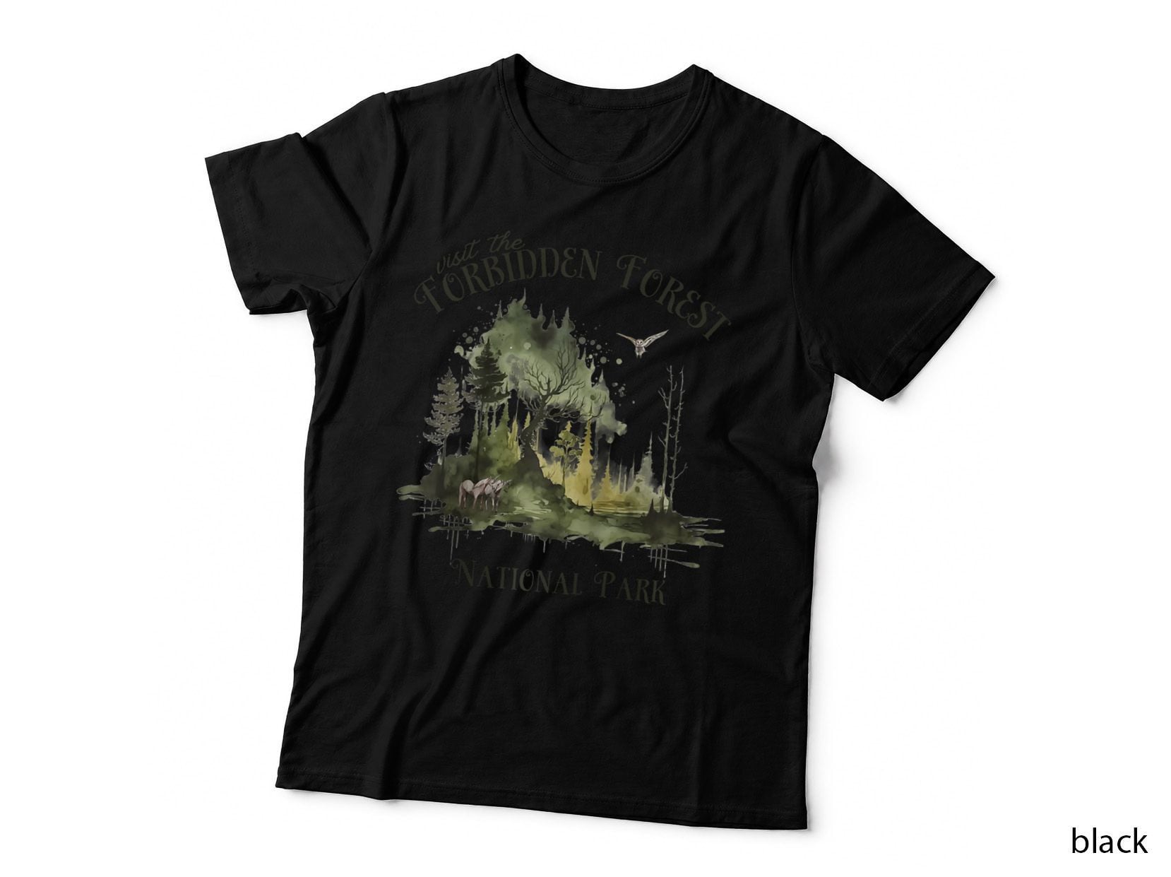 Visit the Forbidden Forest National Park Hiking Camping T-Shirt