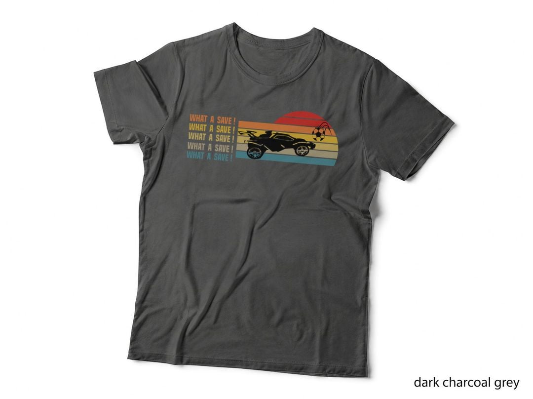 What a Save Vintage Retro Rocket Soccer Car League T-Shirt