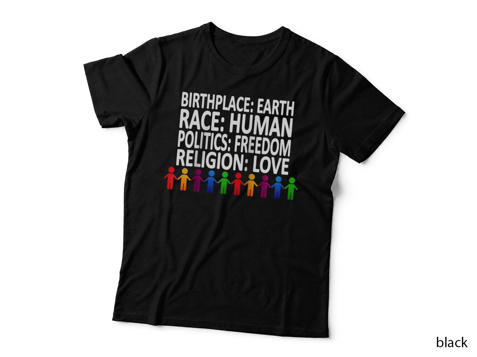 Against Racism, Politics Human Rights Human Love Politics T-Shirt