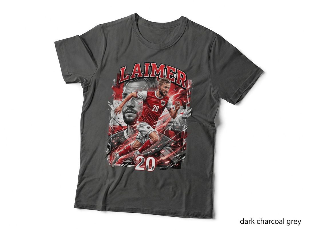 Austria - Lamier Football Fan Tee, Austria National Team Print