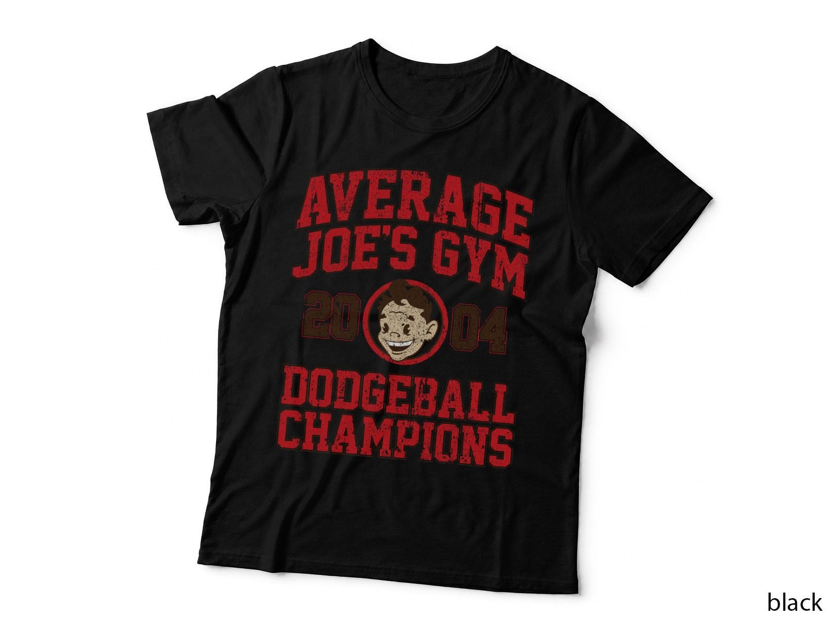 Average Joe's Gym Dodgeball T-Shirt, 2004 Champions Retro Crest
