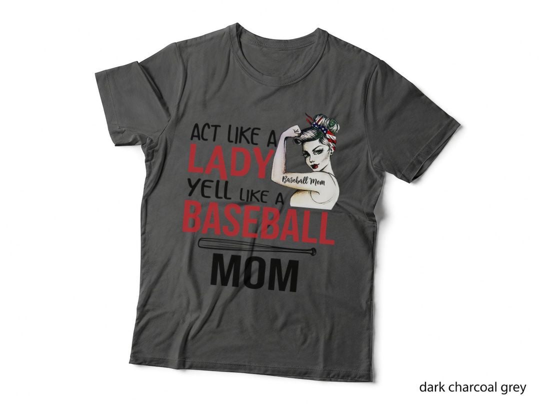 Baseball Mom Yell Like a Baseball Mom T-Shirt, Mom Family, Sports