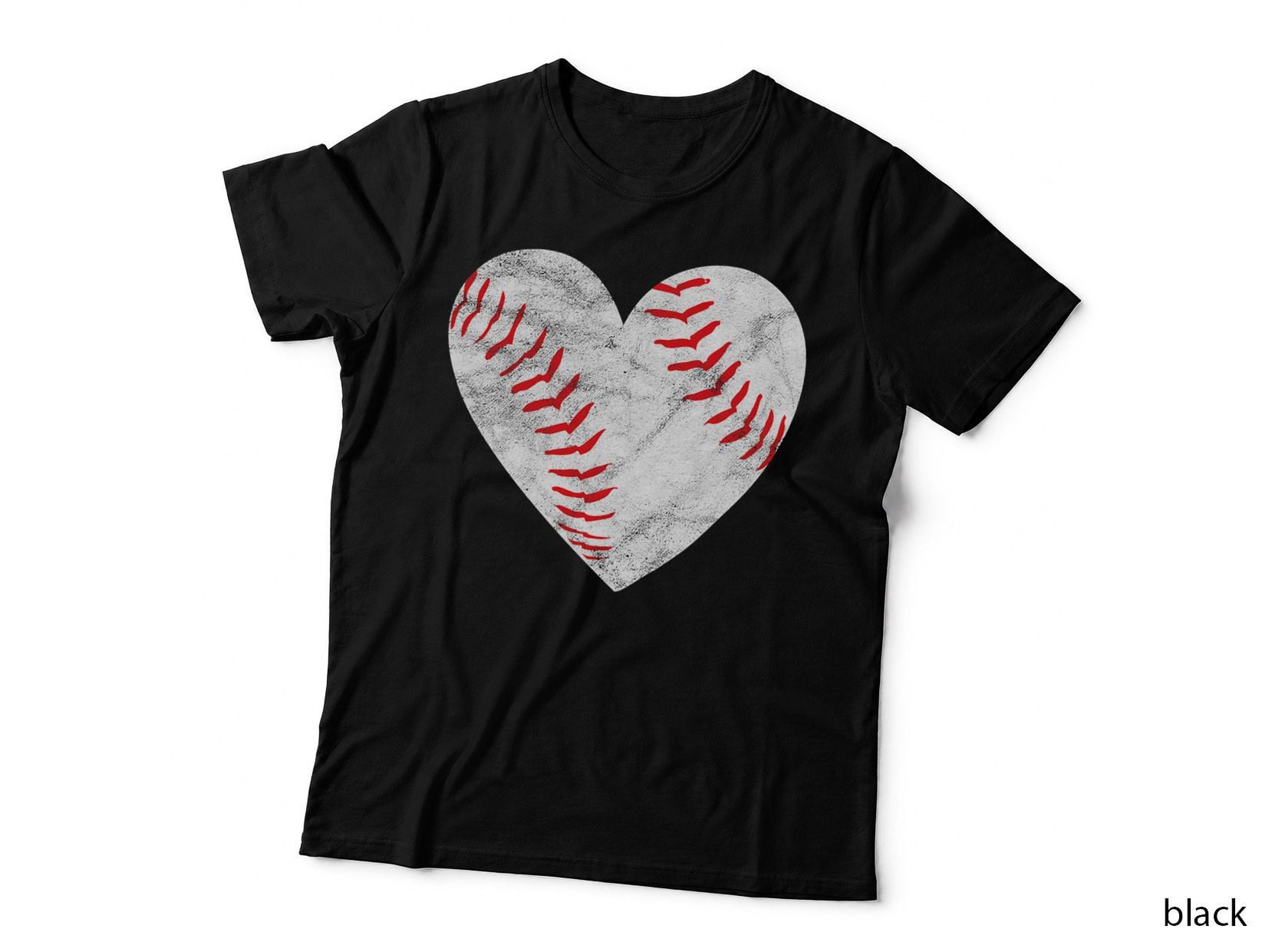 Baseball or Softball Heart Love Teen Girls T-Shirt