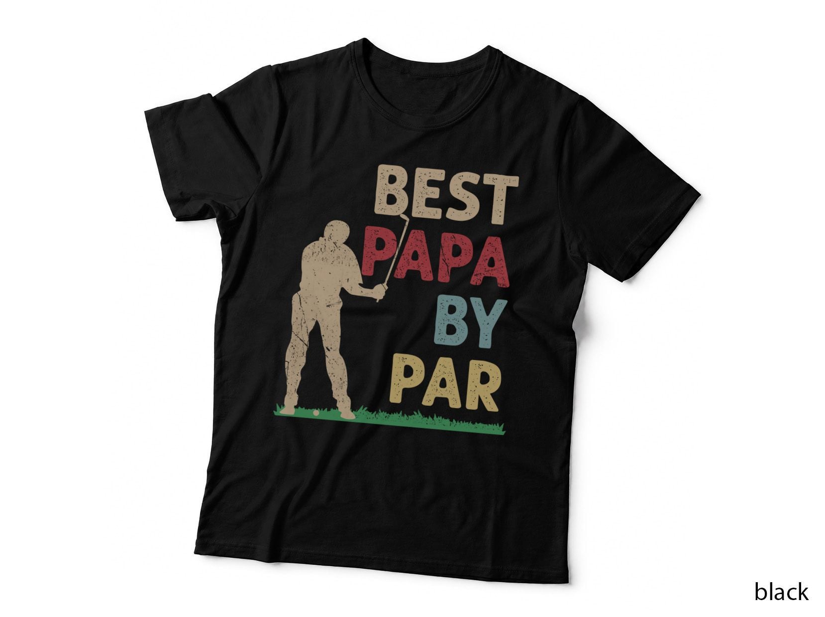 Best Papa by Par Golf T-Shirt, Father's Day Gift, Golf Lover Apparel